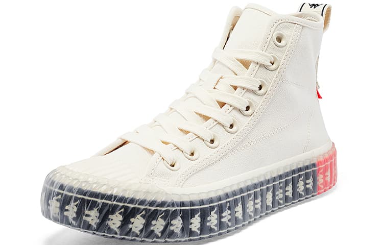 Kappa KOLUMN Дышащие легкие туфли для скейтборда с высоким берцем Унисекс Белый Красный