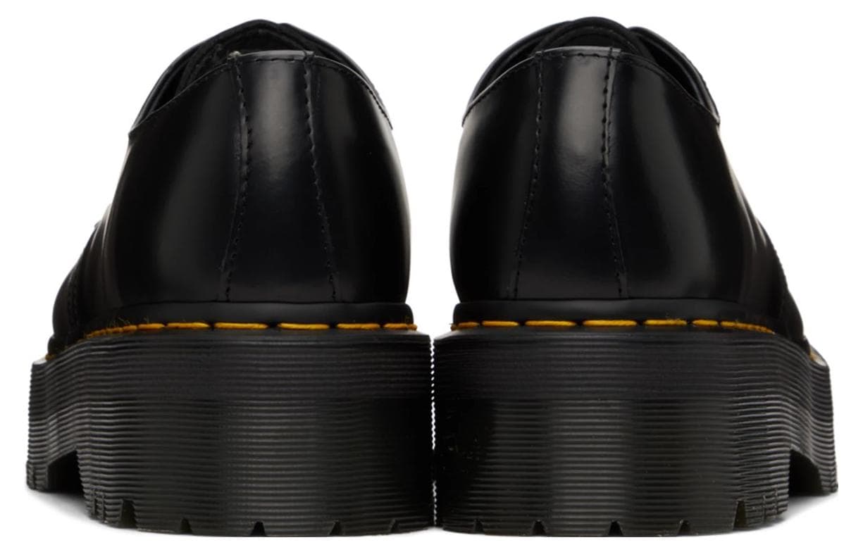 Martens 1461 Платформа из гладкой кожи черная