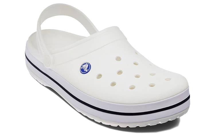 Пляжные белые сандалии унисекс Crocs