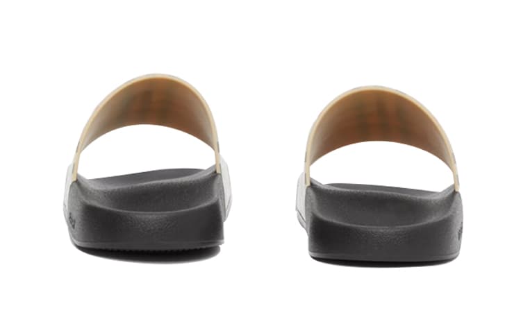 Шлепанцы в клетку Burberry Furley Archive бежевые