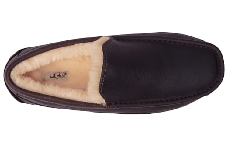 UGG Ascot из воловьей кожи на флисовой подкладке, сохраняющие тепло, низкие кеды, повседневная спортивная обувь для спорта и отдыха