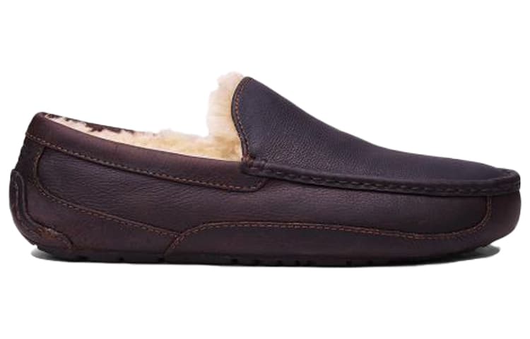 UGG Ascot из воловьей кожи на флисовой подкладке, сохраняющие тепло, низкие кеды, повседневная спортивная обувь для спорта и отдыха