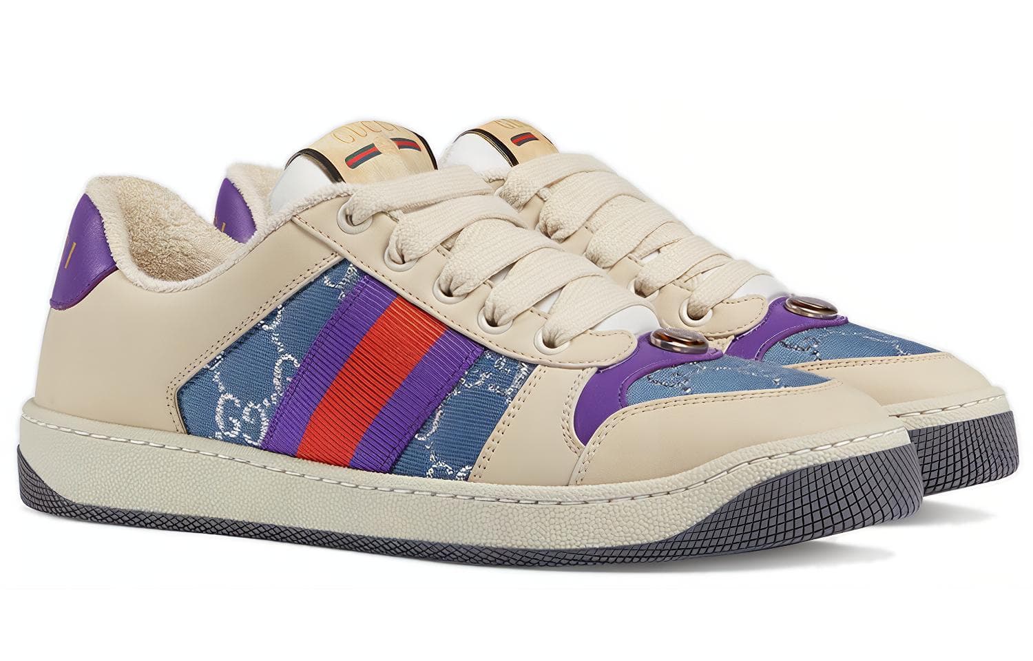 Женская сетка GUCCI 'Blue Gg Lamé'