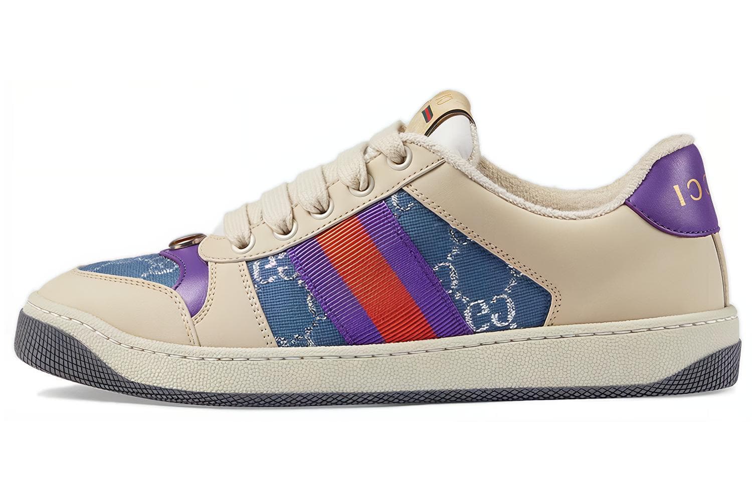 GUCCI Women's Screener 'Blue Gg Lamé' Women's