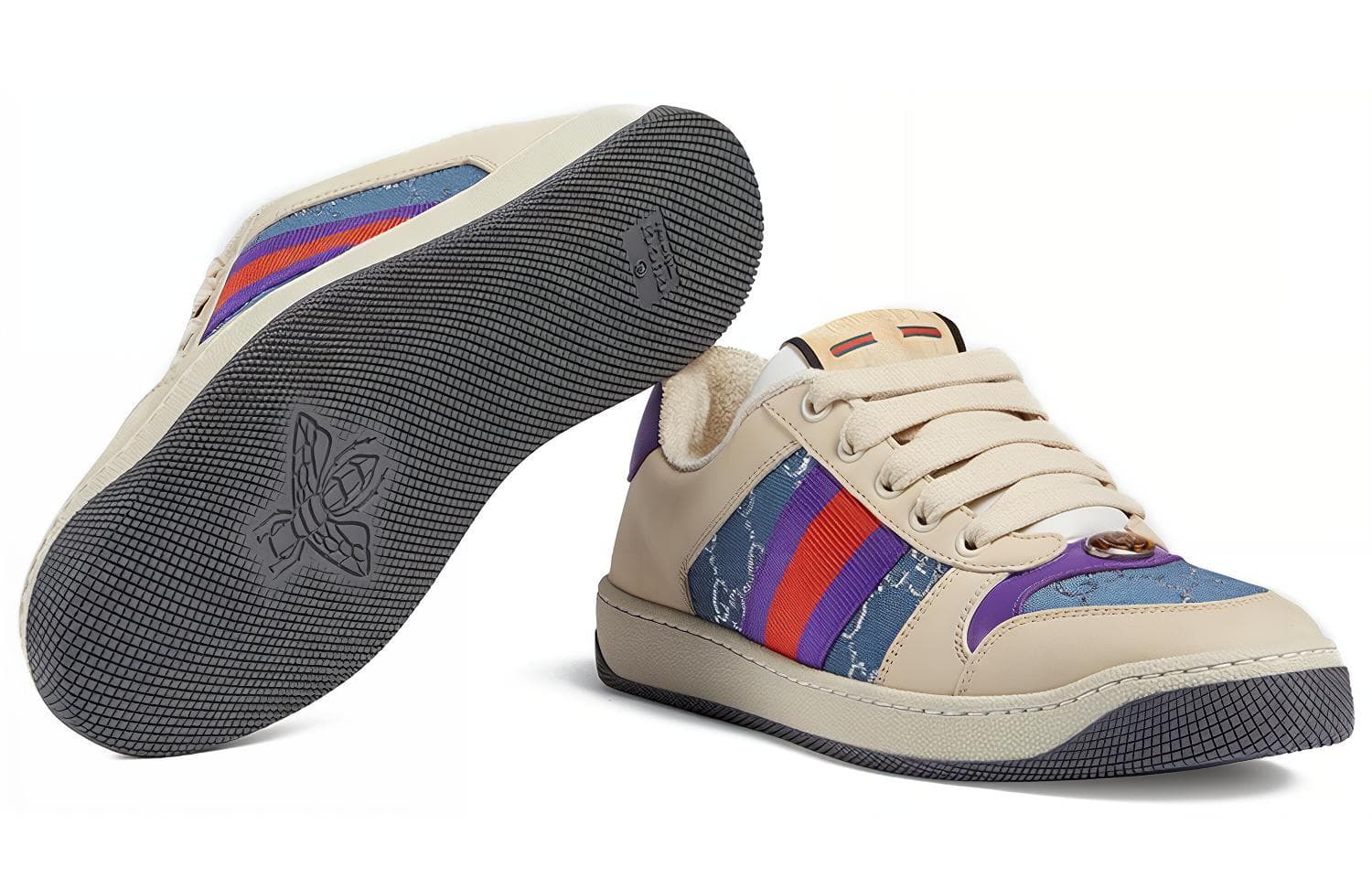 Женская сетка GUCCI 'Blue Gg Lamé'