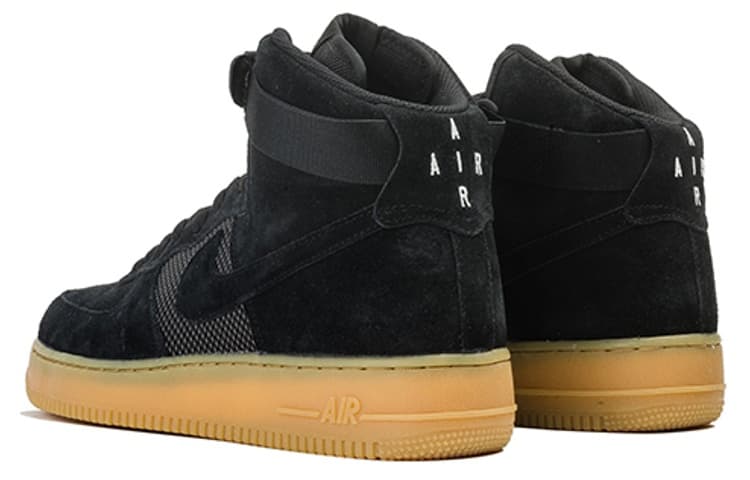 Кроссовки Nike Air Force 1 High 07 LV8, черные резинки