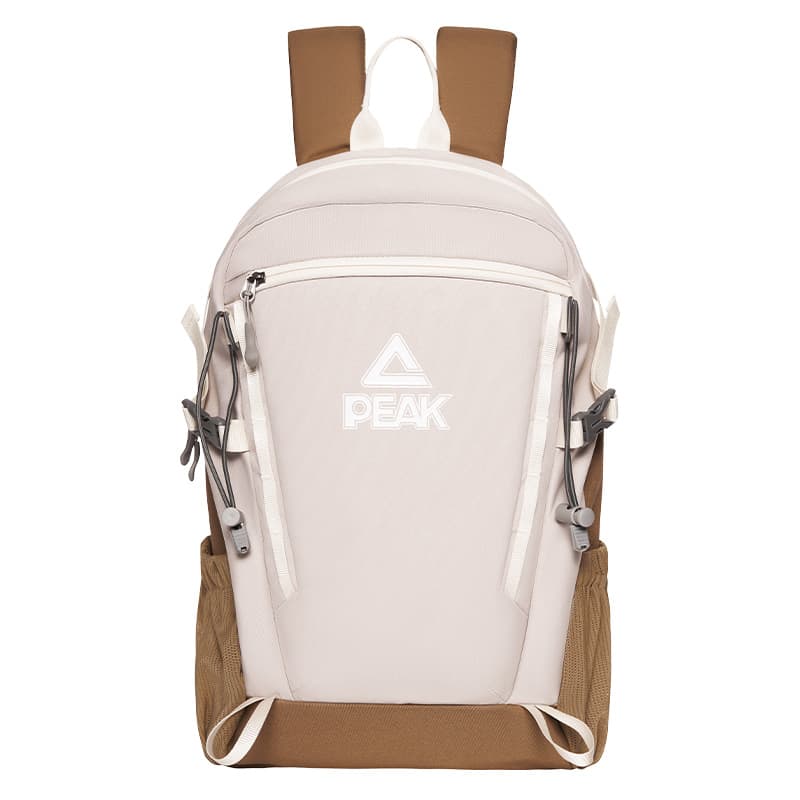 PEAK 300D Reinforced Fabric Backpack Unisex Camel/Jasper/Black White