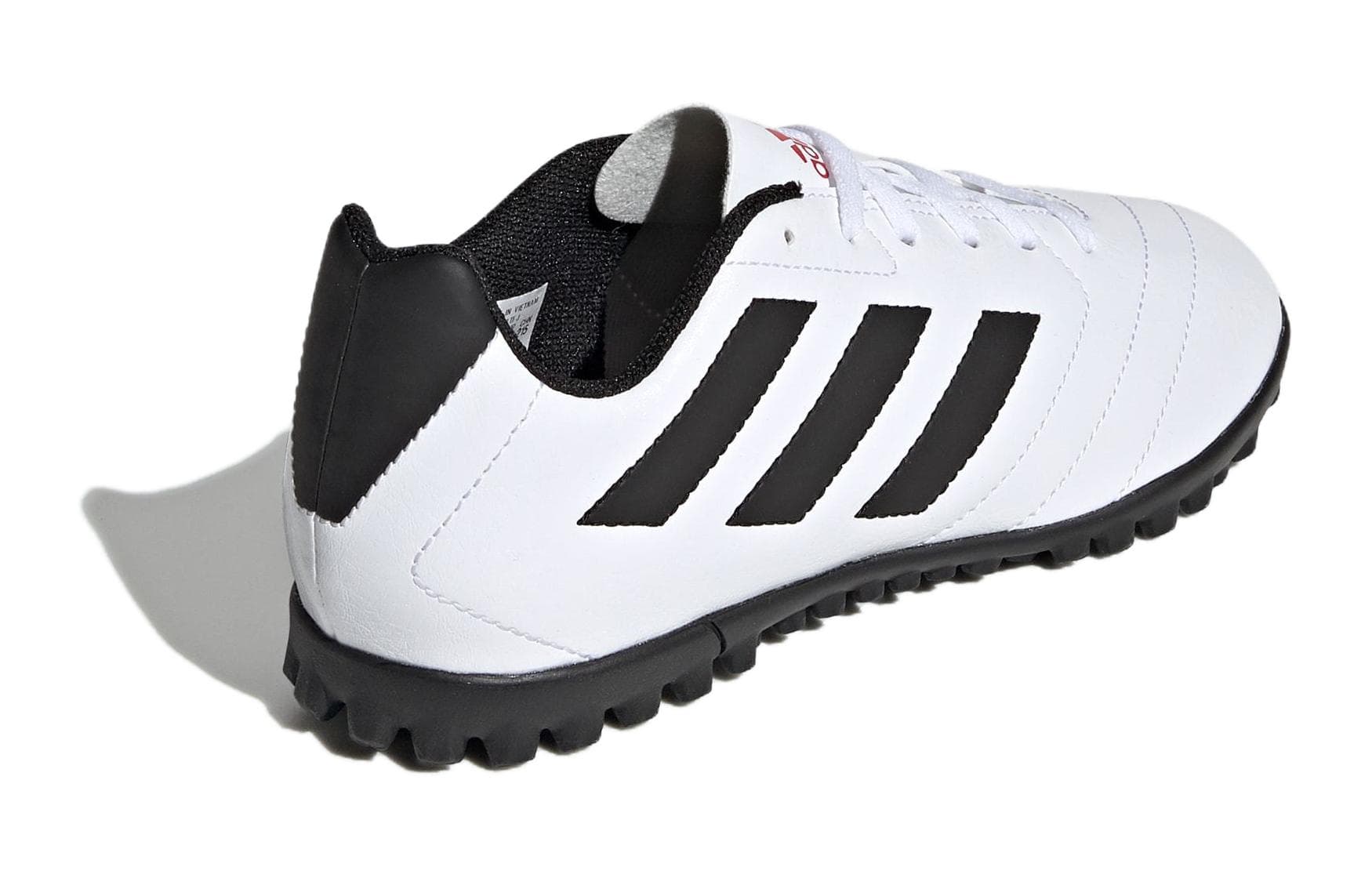 Adidas Goletto 7 Нескользящие детские низкие кеды с защитой от ударов Ярко-белые детские футбольные бутсы