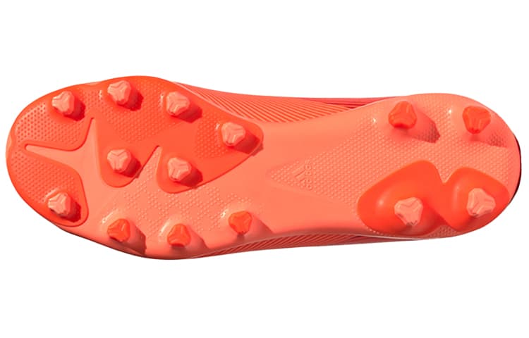 Adidas 19.3 Mg J Противоскользящие Устойчивые к истиранию Низкие Детские футбольные бутсы Оранжевый Детские