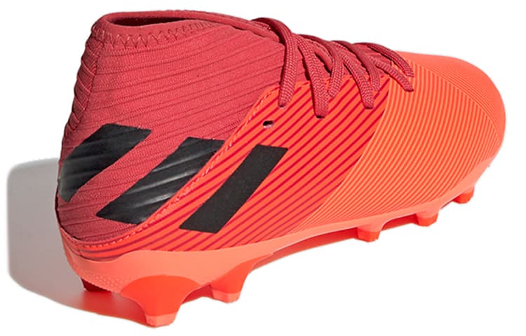 Adidas 19.3 Mg J Противоскользящие Устойчивые к истиранию Низкие Детские футбольные бутсы Оранжевый Детские