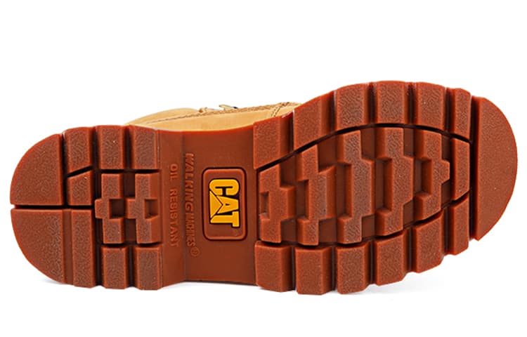 CAT Watershed WP, ​​устойчивые к истиранию, нескользящие короткие уличные ботинки, женские коричневые, желтые