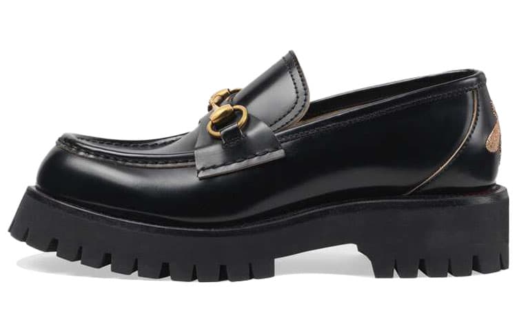 GUCCI Women's Lug Sole Loafer 'Black' Women's
