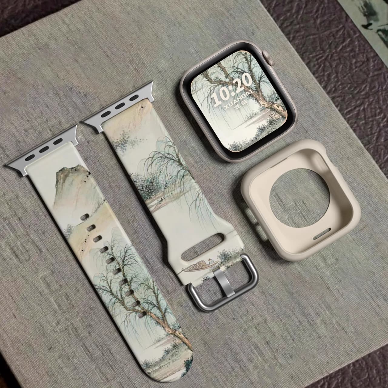 IBOANN Ремешок, совместимый с Apple, силиконовый материал