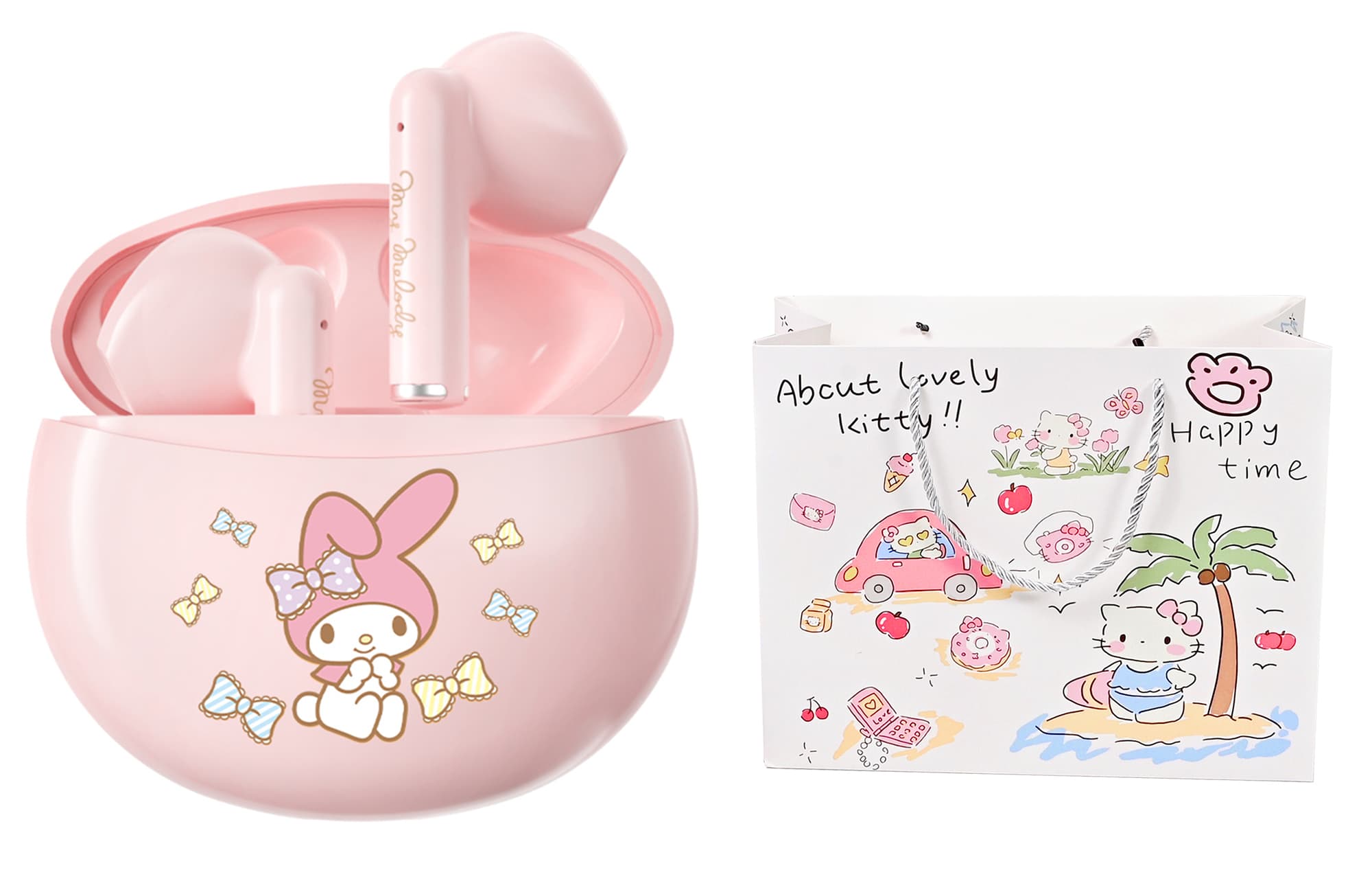 Беспроводные наушники серии Hello Kitty Sanrio