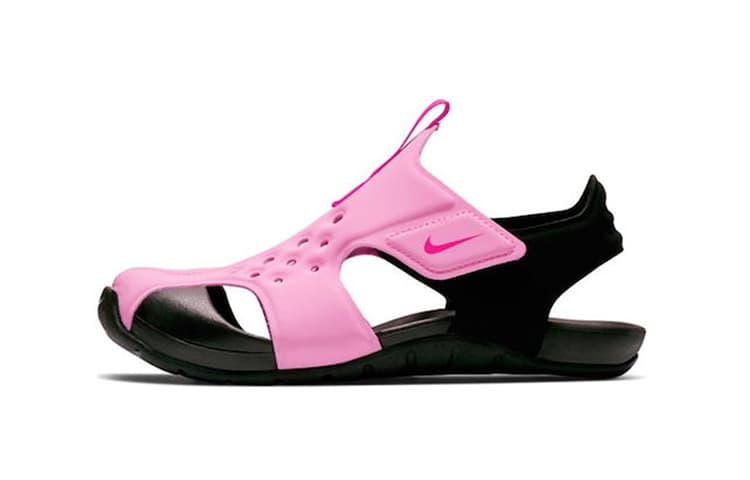 Nike Sunray Protect 2 Sandal Pink Black Children Aged 3 7 Years Old