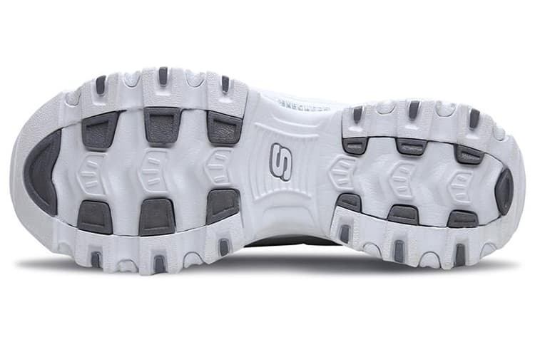 Женские кроссовки Skechers D Lites серебристо-белые