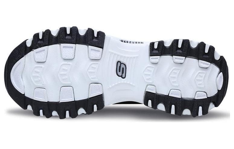 Skechers D'Lites D'LITES Now & then Y2K винтажные кроссовки низкие массивные кроссовки женские черные, белые, серебристые