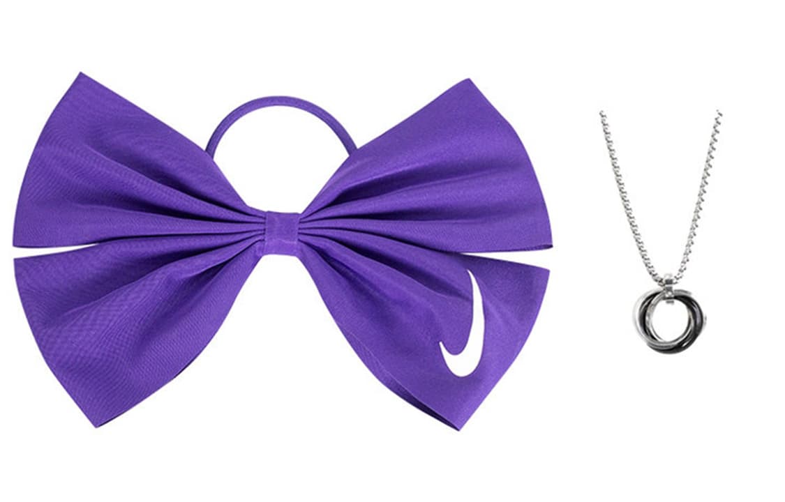 Ремешки для волос Nike женские фиолетовые/белые