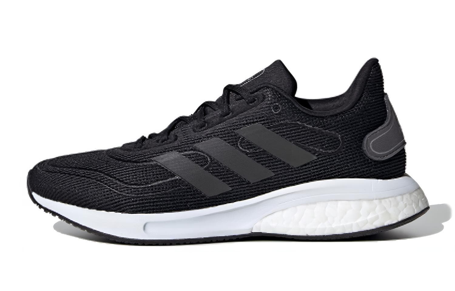 Adidas Galaxar Supernova J Slip Resistant And Breathable Low Top Kids' Running Shoes Black Gray Teenagers