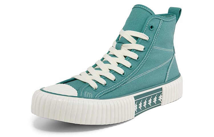 Kappa Износостойкие и легкие парусиновые туфли с высоким берцем унисекс, синие