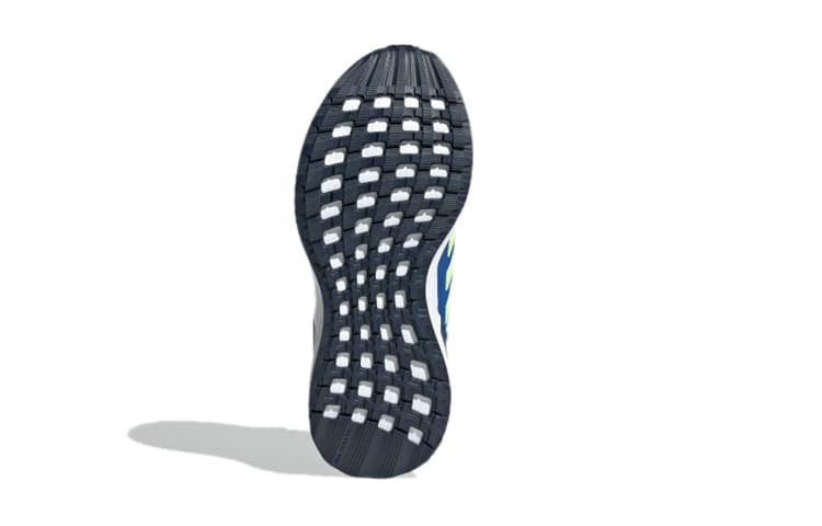 Adidas Rapidarun Boa K Противоскользящие, устойчивые к истиранию, дышащие Детские кроссовки со средним верхом Синий Зеленый Детский