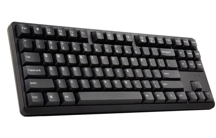 CHERRY G80 3000S TKL Проводное соединение, 88 клавиш, механические игровые черные клавиатуры