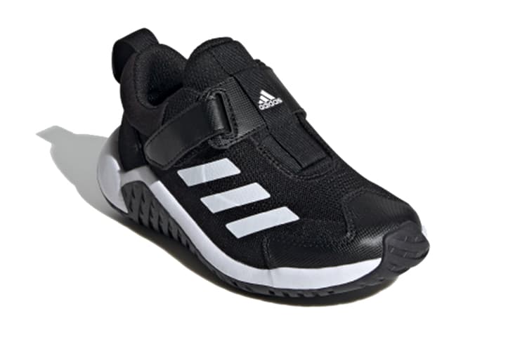 Adidas 4Uture Sport AC K Противоскользящие износостойкие низкие кроссовки Черный Белый Детский