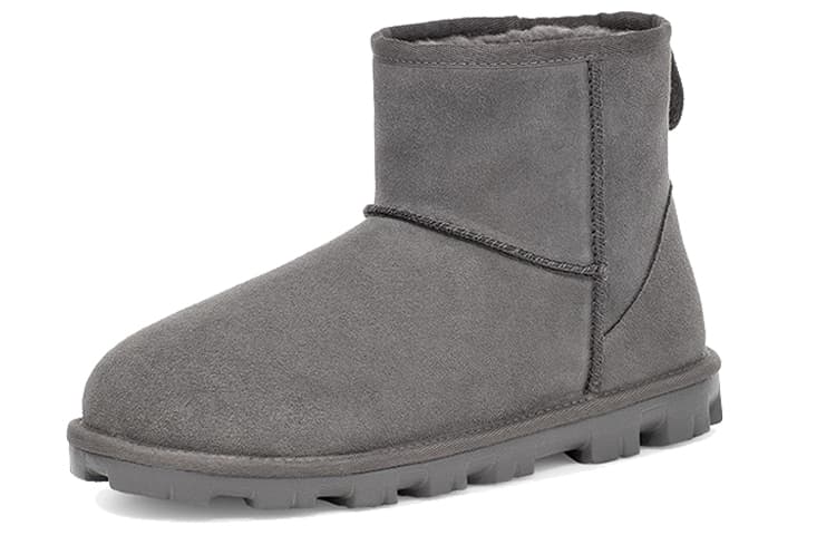 Классические серые женские UGG Essential Mini на флисовой подкладке