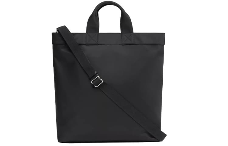 Нейлоновая большая сумка с логотипом Burberry, черная