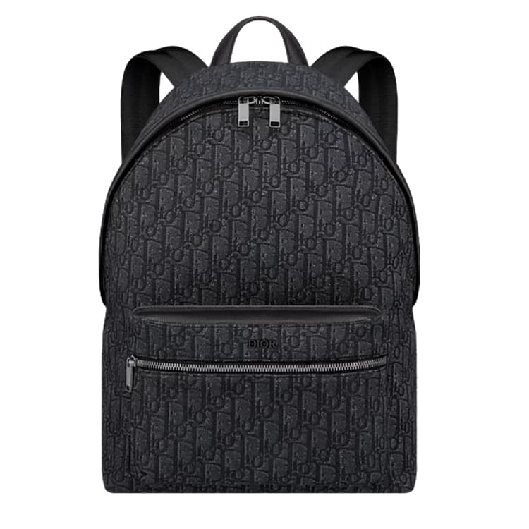 DIOR Fabric Backpack Regular Men's Black