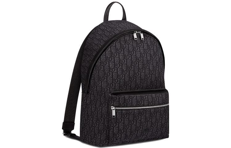 Мужской тканевый рюкзак DIOR Regular, черный
