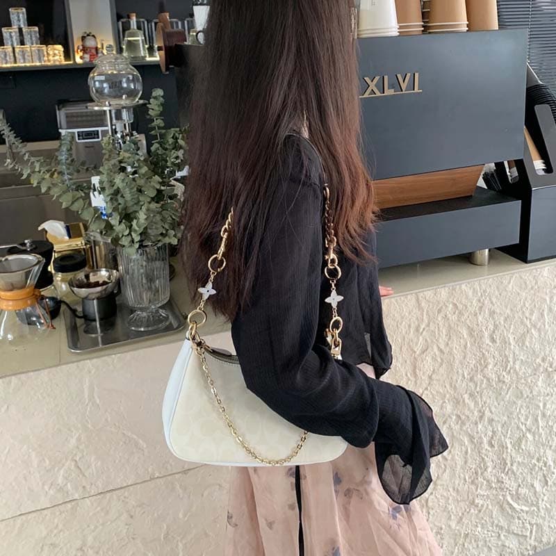 Женская металлическая декоративная цепочка Kim Yeon sha золотого тона