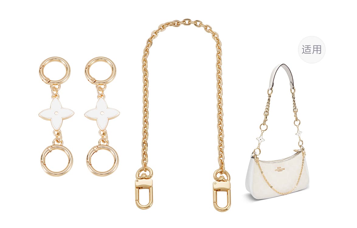 Женская металлическая декоративная цепочка Kim Yeon sha золотого тона