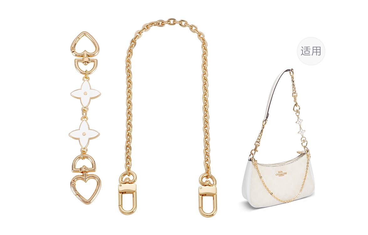 Женская металлическая декоративная цепочка Kim Yeon sha золотого тона