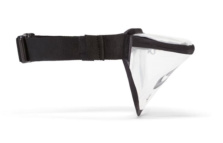 Сумка-слинг из полиуретана Nike Heritage, поясная сумка, стандартная, унисекс, прозрачная