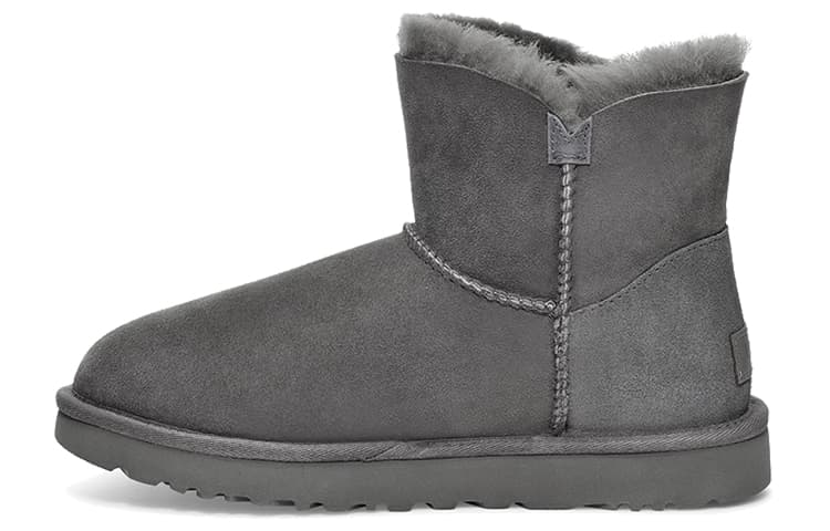 UGG Bailey Zip Mini Fleece Lined Gray Women's