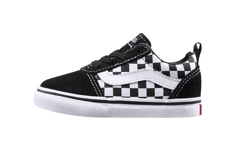 Vans Abrasion Resistant Low Top Skateboard Shoes Black White Checkerboard Infant And Toddler