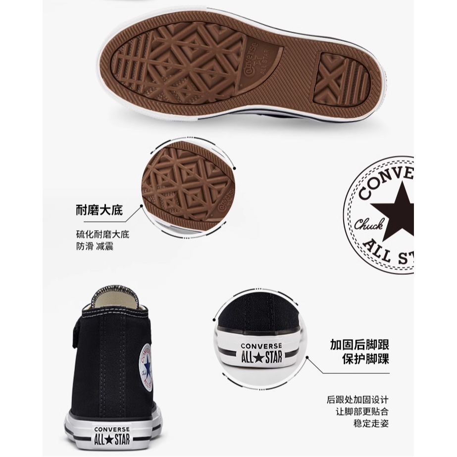 Конверсы Chuck Taylor All Star Hi PS 'Black'