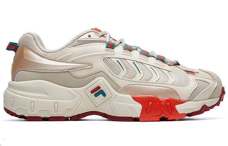 FILA Ravagement Амортизирующие дышащие легкие повседневные туфли с низким берцем женские бежевые