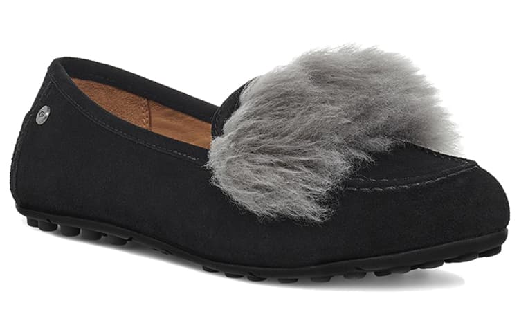Женские лоферы UGG California Kaley Wisp Ts, 'Black Grey'