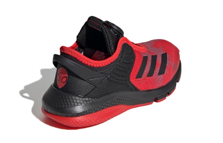 Spiderman x Adidas Activefle Boa K Устойчивые к истиранию низкие детские кроссовки Красный Черный Детский
