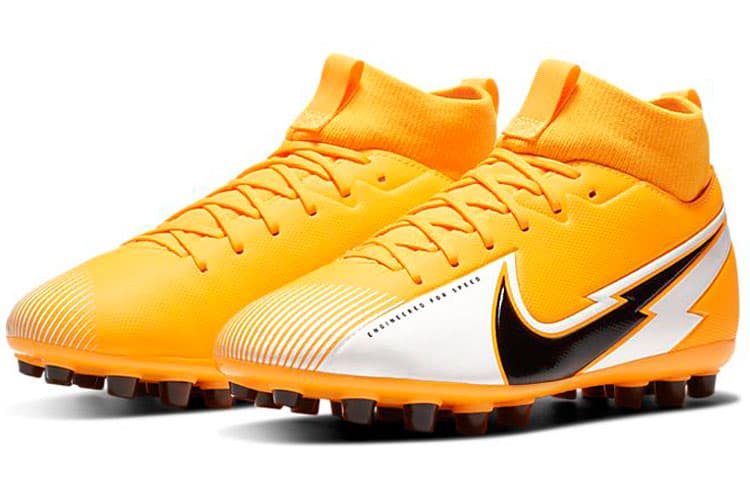 Nike Mercurial Superfly 7 Противоскользящие и амортизационные Износостойкие детские футбольные бутсы со средним верхом Детские