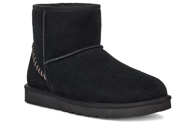 Замшевые ботинки UGG Classic Mini Deco 'Черные'