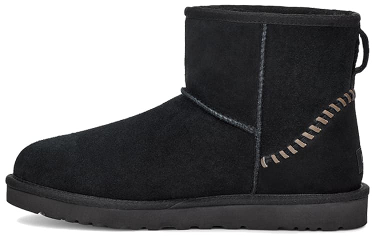 UGG Classic Mini Deco Suede Boot 'Black'