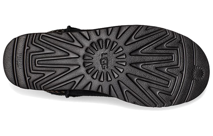 Замшевые ботинки UGG Classic Mini Deco 'Черные'