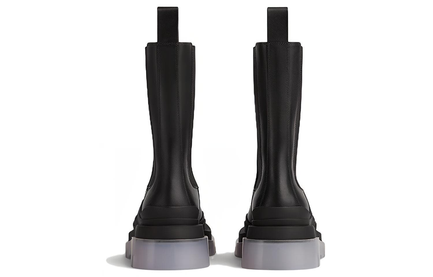 Женские ботинки челси Bottega Veneta Tire Chelsea Crew 5,5 см, черные