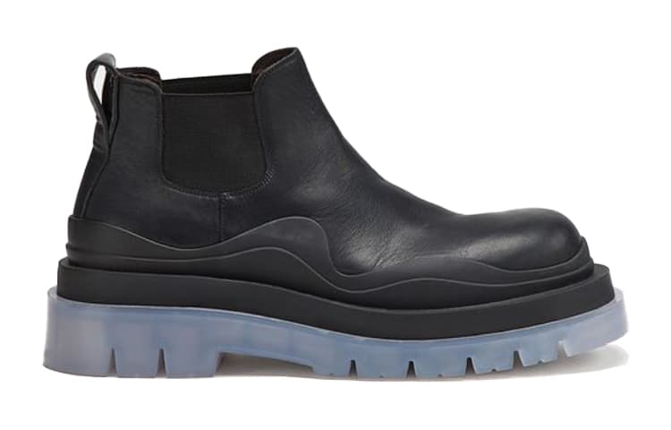 Женские ботинки челси Bottega Veneta Tire Chelsea BV Tire длиной до щиколотки, черные