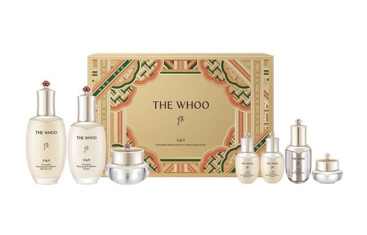 The History Of Whoo TQDan Floral Tribute Наборы тонер-лосьонов для ухода за кожей Подтягивающий увлажняющий Восстанавливающий набор из семи предметов