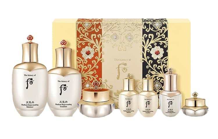 The History Of Whoo TQDan Floral Tribute Наборы тонер-лосьонов для ухода за кожей Подтягивающий увлажняющий Восстанавливающий набор из семи предметов