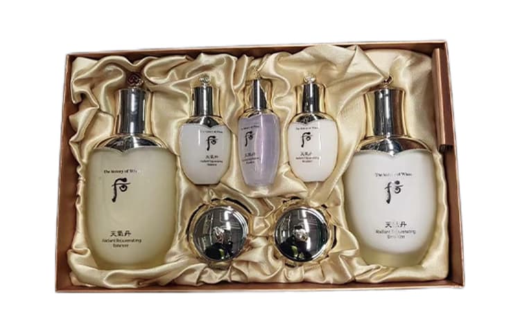 The History Of Whoo TQDan Floral Tribute Наборы тонер-лосьонов для ухода за кожей Подтягивающий увлажняющий Восстанавливающий набор из семи предметов